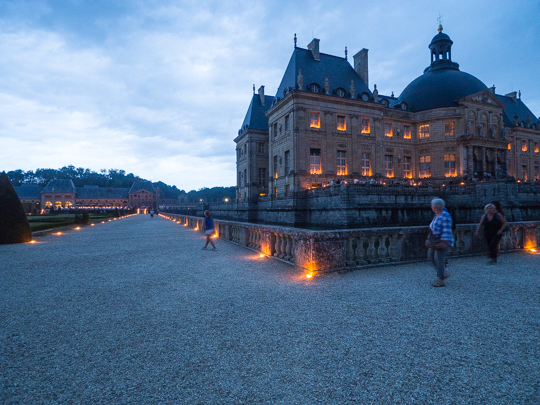 Private dinner for 2 on the roof of the Chateau de Vaux le Vicomte